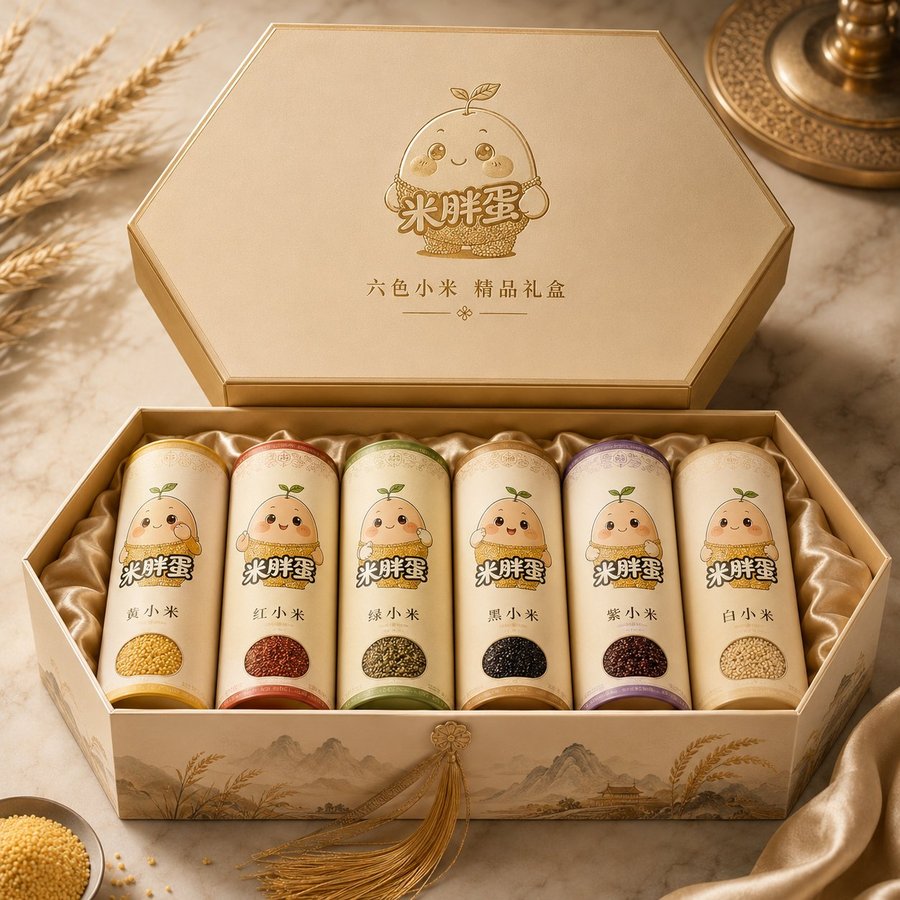 六色小米礼盒