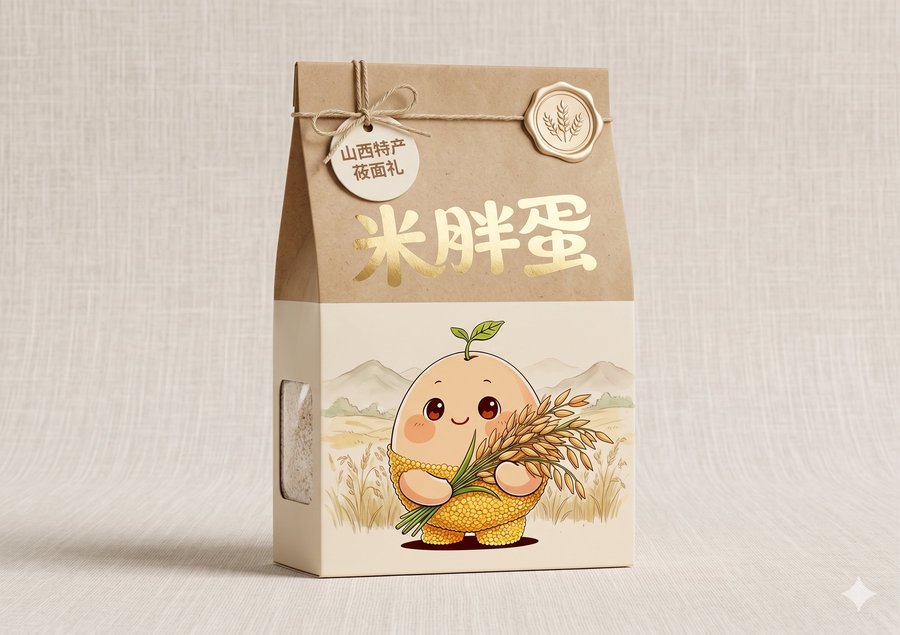 莜面礼牛皮纸袋